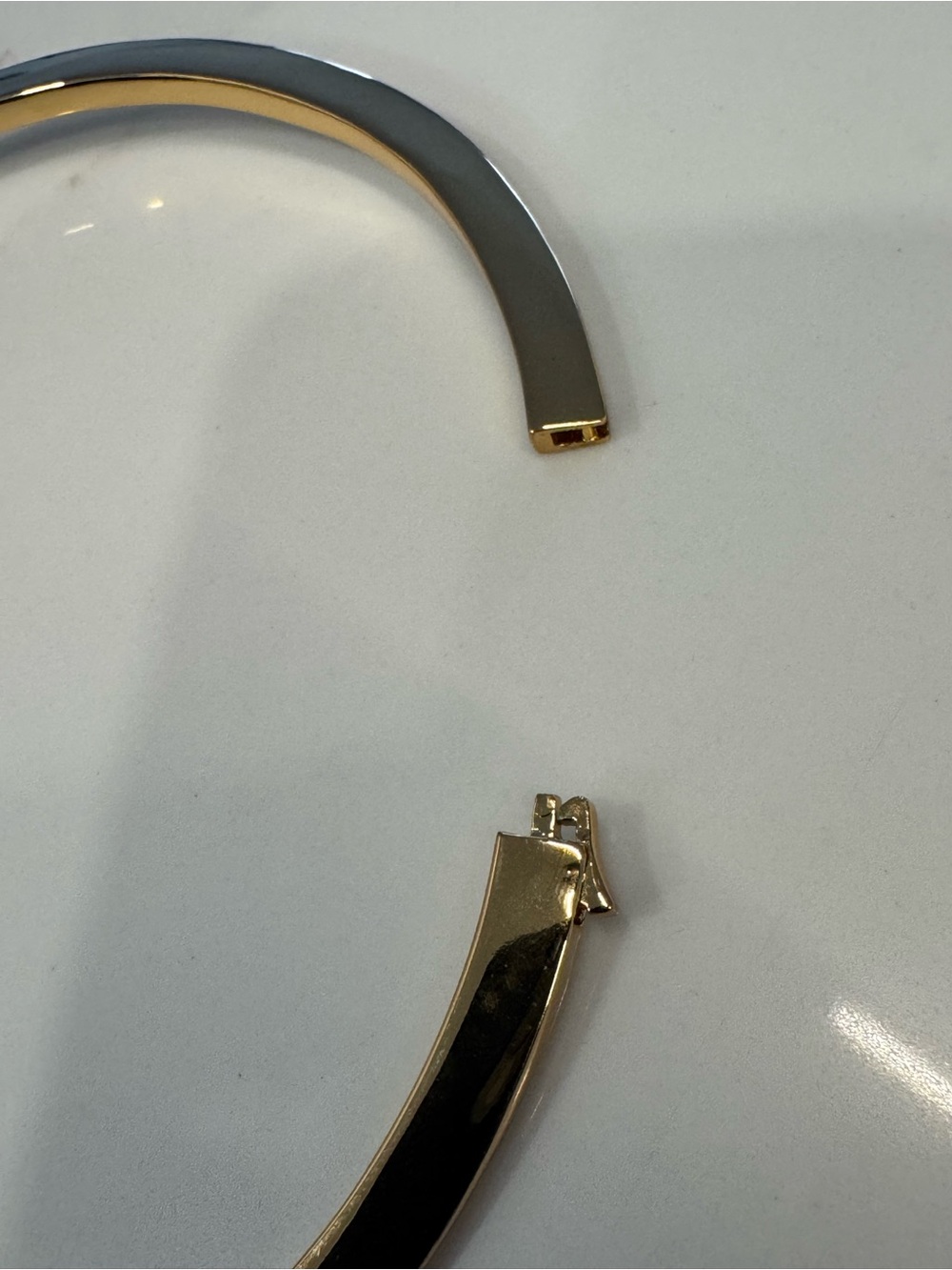 JENNY BIRD 14k Gold Collar Necklace Sculpted Design NWOT - Picture 8 of 11